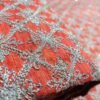 Orange Shade Semi Raw Silk Heavy Embroidery Unstitched Fabric View 4